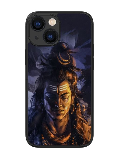 Lord Shiva Glossy Soft Edge Case for Apple Iphone 13 Mini Chachhi