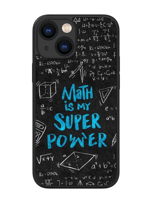 Math Magic Glossy Soft Edge Case for Apple Iphone 13 Mini Chachhi