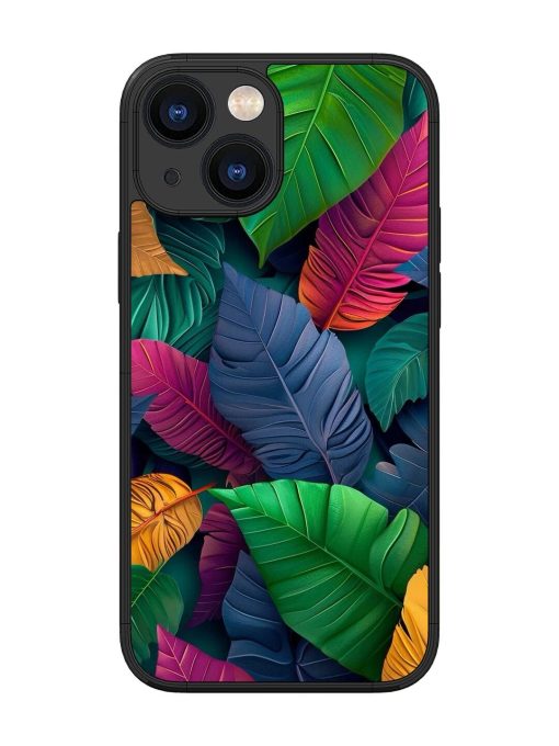 Tropical Tapestry Glossy Soft Edge Case for Apple Iphone 13 Mini Chachhi