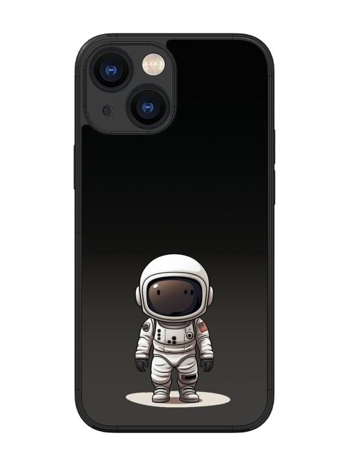 Neon Astronaut Glossy Soft Edge Case for Apple Iphone 13 Mini Chachhi