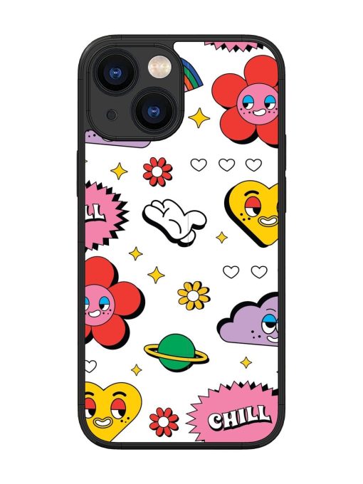 Whimsical Wonderland Glossy Soft Edge Case for Apple Iphone 13 Mini Chachhi