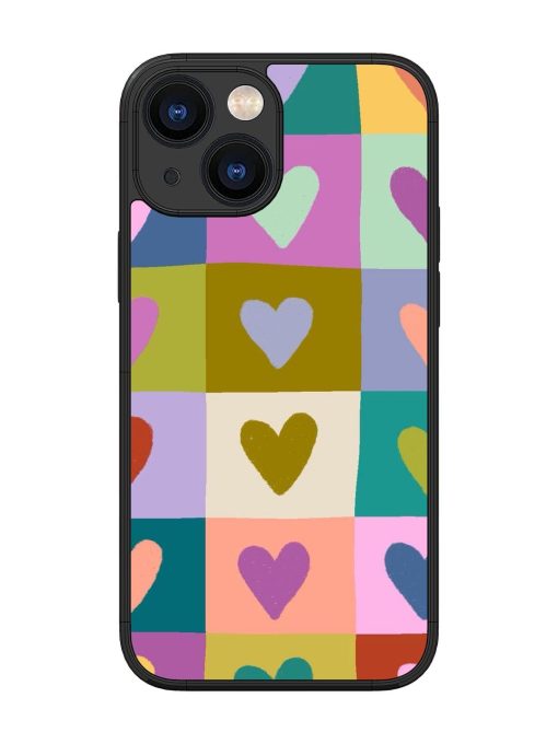 Box Of Hearts Glossy Soft Edge Case for Apple Iphone 13 Mini Chachhi