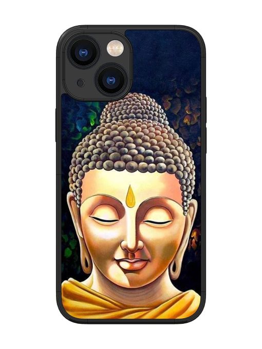 Buddha Face Glossy Soft Edge Case for Apple Iphone 13 Mini Chachhi