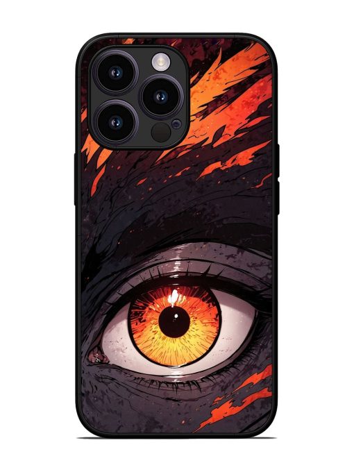 Inferno Gaze Glossy Soft Edge Case for Apple Iphone 13 Pro