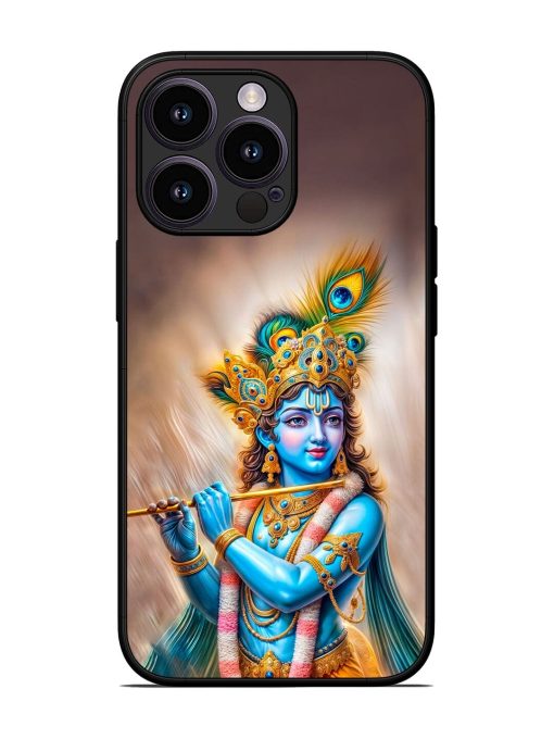 Divine Krishna Glossy Soft Edge Case for Apple Iphone 13 Pro