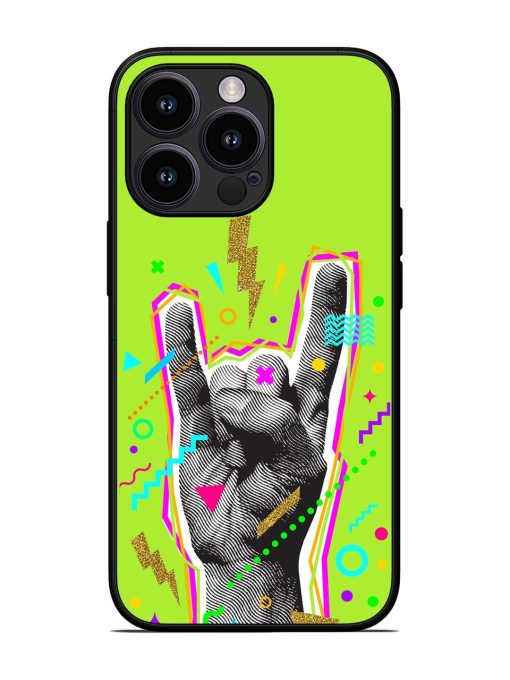 Neon Rock Glossy Soft Edge Case for Apple Iphone 13 Pro