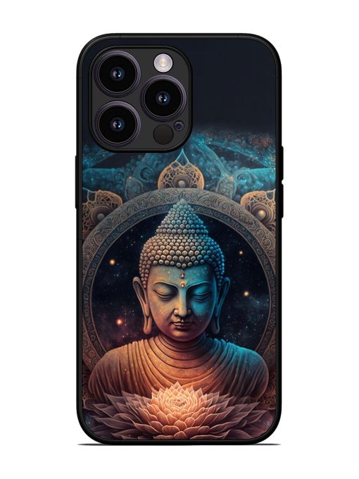 The Buddha Art Glossy Soft Edge Case for Apple Iphone 13 Pro