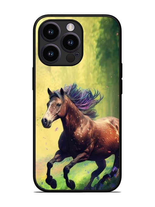 Enchanted Gallop Glossy Soft Edge Case for Apple Iphone 13 Pro