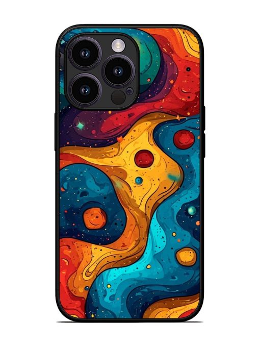 Cosmic Swirl Glossy Soft Edge Case for Apple Iphone 13 Pro