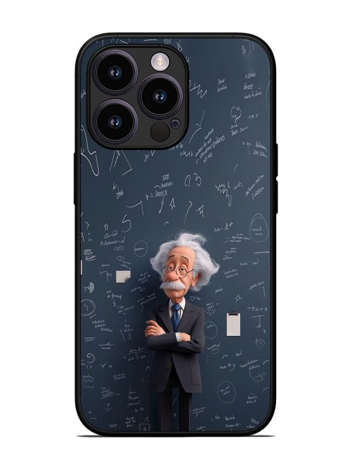 Albert Einstein Glossy Soft Edge Case for Apple Iphone 13 Pro