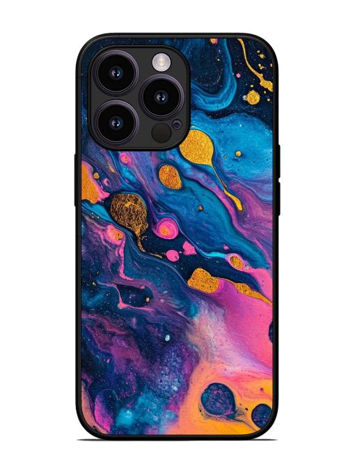 Cosmic Swirl Glossy Soft Edge Case for Apple Iphone 13 Pro