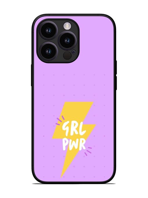 Girl Power Spark Glossy Soft Edge Case for Apple Iphone 13 Pro