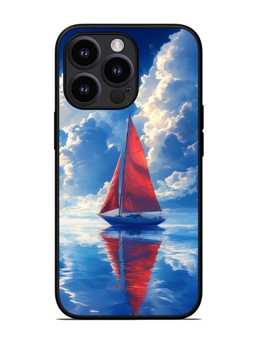 Crimson Sails Glossy Soft Edge Case for Apple Iphone 13 Pro