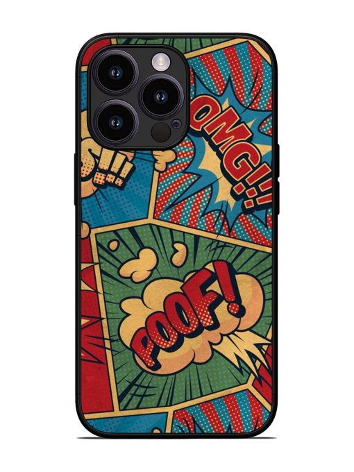 Comic Book Chaos Glossy Soft Edge Case for Apple Iphone 13 Pro