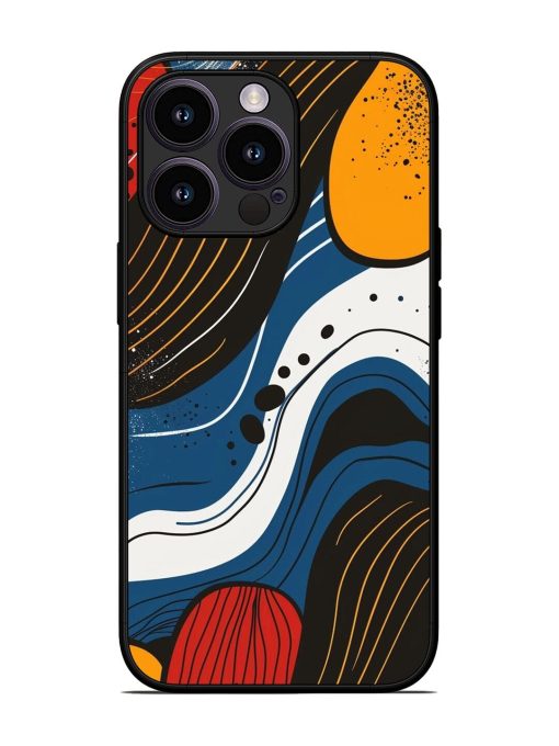 Abstract Expression Glossy Soft Edge Case for Apple Iphone 13 Pro