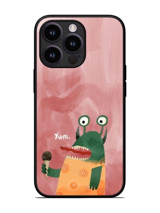 Hungry Monster Glossy Soft Edge Case for Apple Iphone 13 Pro