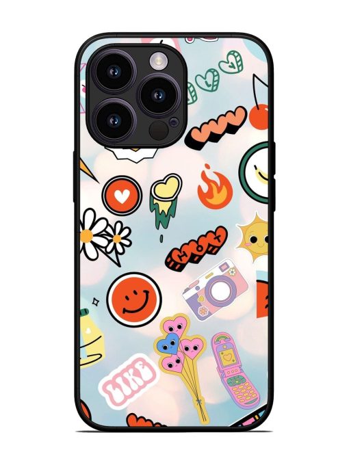 Cheerful Glossy Soft Edge Case for Apple Iphone 13 Pro