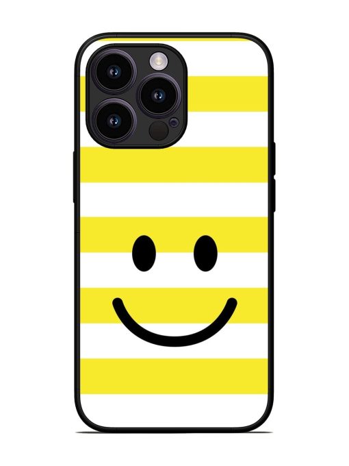 Smiling Stripes Glossy Soft Edge Case for Apple Iphone 13 Pro