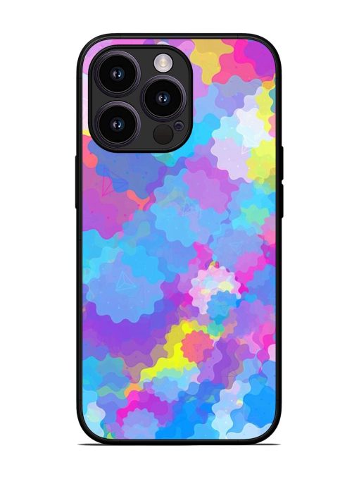 Psychedelic Cloud Burst Glossy Soft Edge Case for Apple Iphone 13 Pro