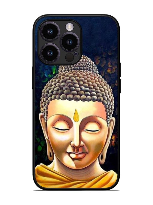 Buddha Face Glossy Soft Edge Case for Apple Iphone 13 Pro