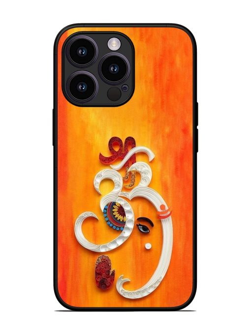 Ganesha In Quilling Art Glossy Soft Edge Case for Apple Iphone 13 Pro