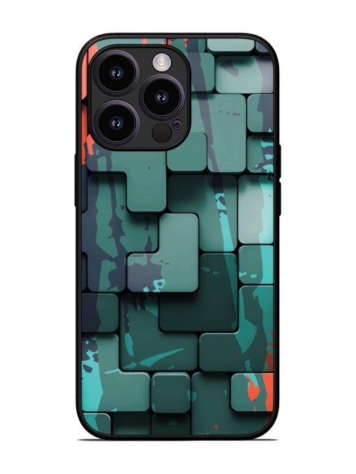 Abstract Geometric Mosaic Glossy Soft Edge Case for Apple Iphone 13 Pro