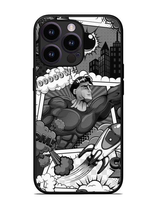 Comic Book Chaos Glossy Soft Edge Case for Apple Iphone 13 Pro