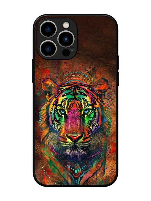 Cosmic Tiger Glossy Soft Edge Case for Apple Iphone 13 Pro Max Chachhi