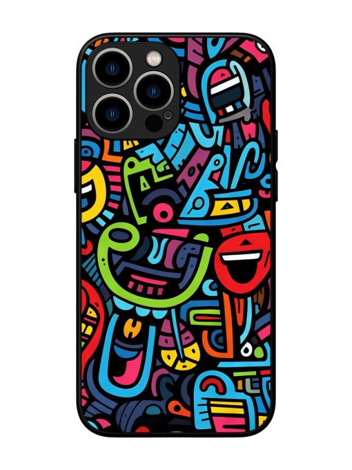 Doodlephoria Glossy Soft Edge Case for Apple Iphone 13 Pro Max Chachhi