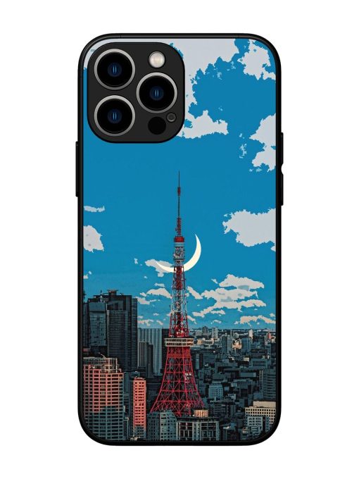 Tokyo Twilight Glossy Soft Edge Case for Apple Iphone 13 Pro Max Chachhi