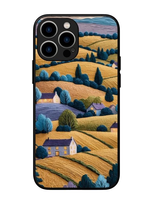 Rolling Hilltop Haven Glossy Soft Edge Case for Apple Iphone 13 Pro Max Chachhi