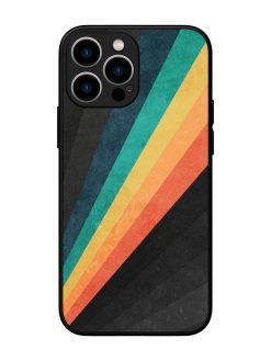 Retro Spectrum Glossy Soft Edge Case for Apple Iphone 13 Pro Max