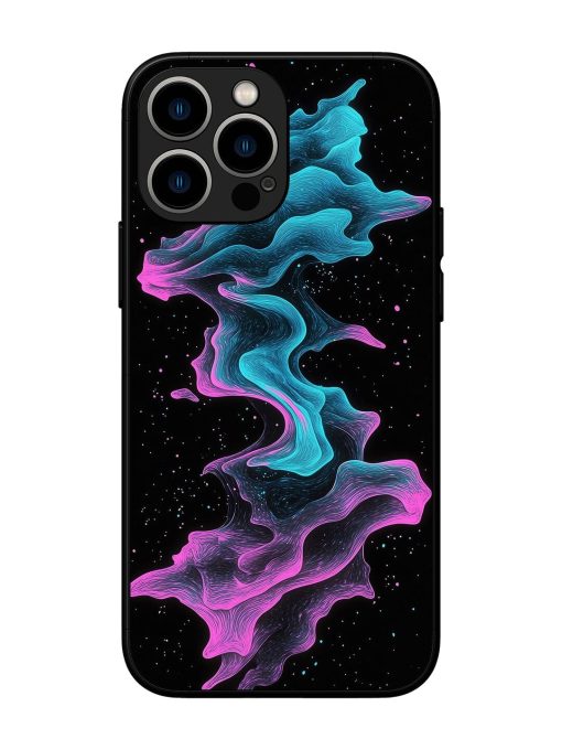 Cosmic Currents Glossy Soft Edge Case for Apple Iphone 13 Pro Max Chachhi