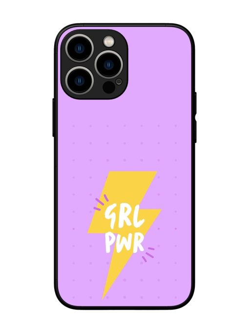 Girl Power Spark Glossy Soft Edge Case for Apple Iphone 13 Pro Max Chachhi