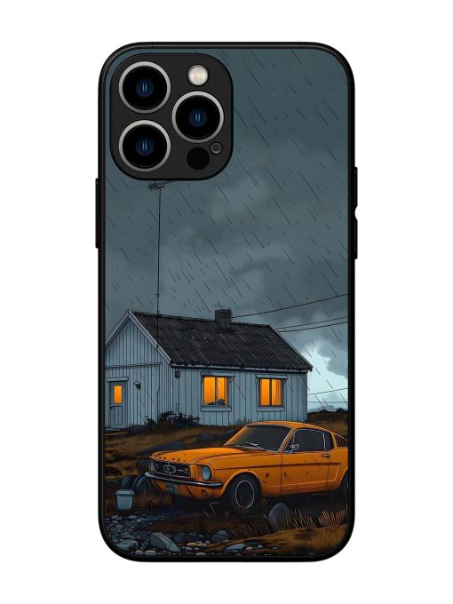 Rainy Day Retreat Glossy Soft Edge Case for Apple Iphone 13 Pro Max Chachhi