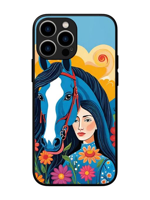 Equine Enchantment Glossy Soft Edge Case for Apple Iphone 13 Pro Max Chachhi