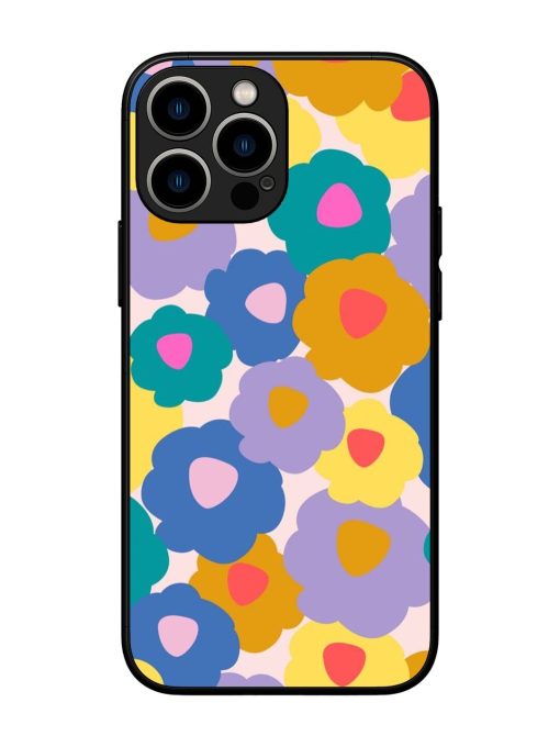 Flower Power Glossy Soft Edge Case for Apple Iphone 13 Pro Max Chachhi