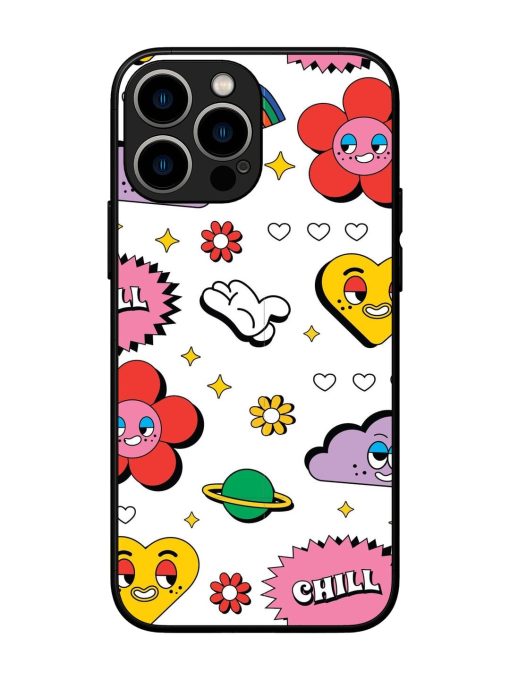 Whimsical Wonderland Glossy Soft Edge Case for Apple Iphone 13 Pro Max Chachhi