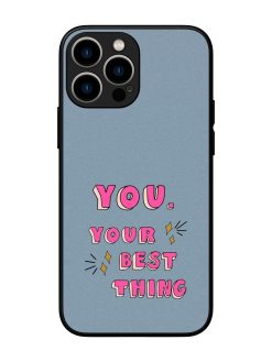 Self-Love Sparkles Glossy Soft Edge Case for Apple Iphone 13 Pro Max