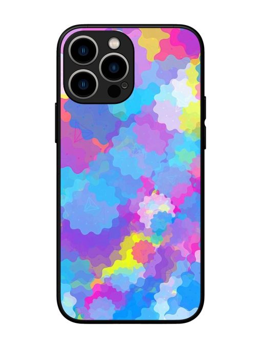 Psychedelic Cloud Burst Glossy Soft Edge Case for Apple Iphone 13 Pro Max Chachhi