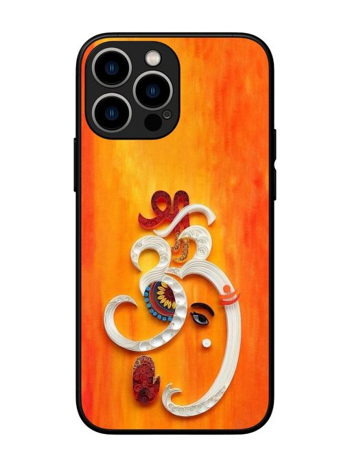 Ganesha In Quilling Art Glossy Soft Edge Case for Apple Iphone 13 Pro Max Chachhi