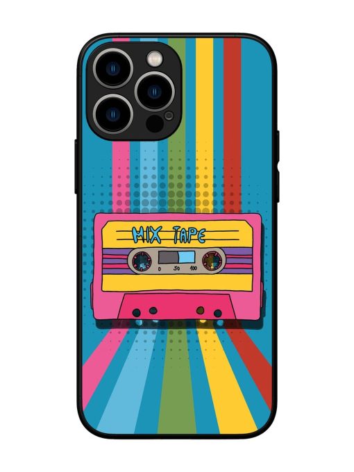 Retro Cassette Tapes Glossy Soft Edge Case for Apple Iphone 13 Pro Max Chachhi