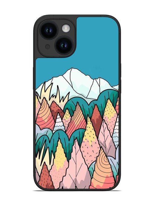 Mountain Dreamscape Glossy Soft Edge Case for Apple Iphone 14 Chachhi