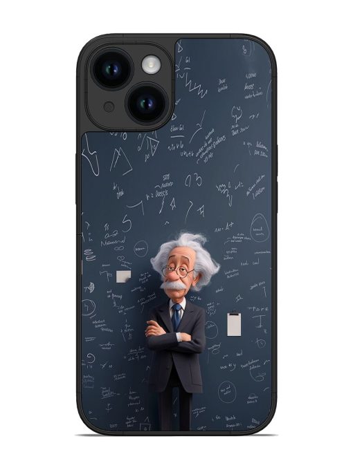 Albert Einstein Glossy Soft Edge Case for Apple Iphone 14 Chachhi