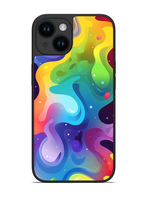 Rainbow River Glossy Soft Edge Case for Apple Iphone 14 Chachhi