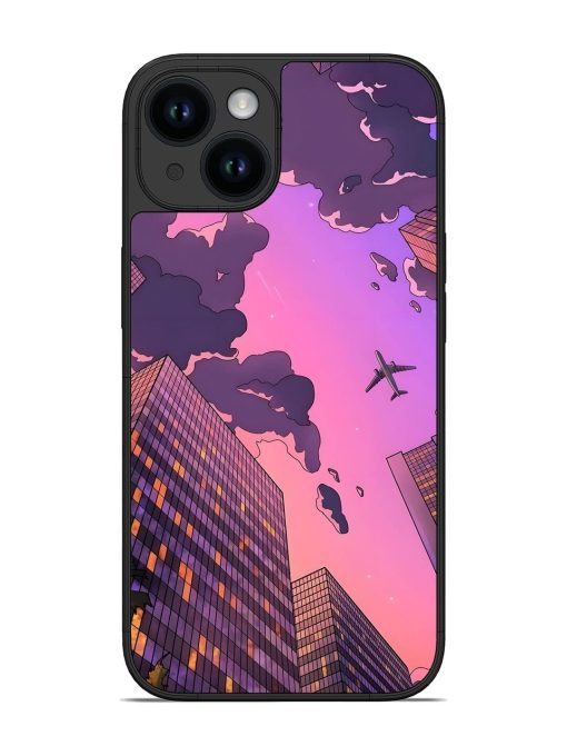 Urban Twilight Glossy Soft Edge Case for Apple Iphone 14 Chachhi