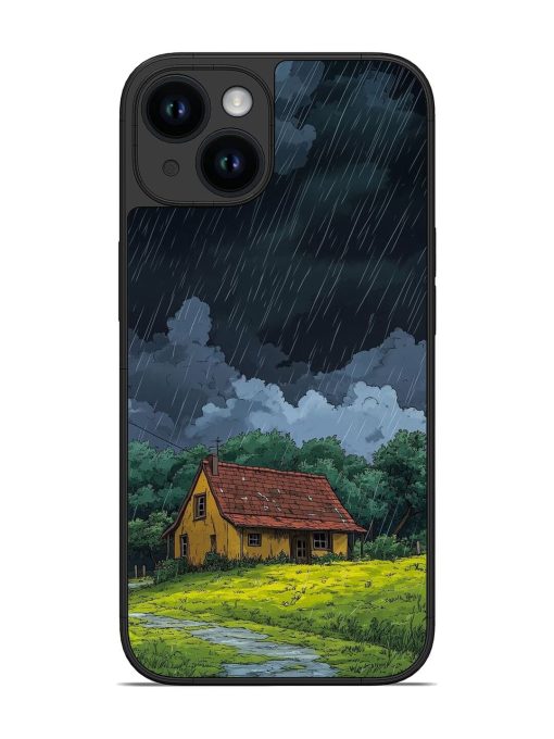 Rainy Day Retreat Glossy Soft Edge Case for Apple Iphone 14