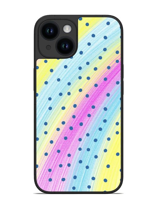 Polka Dot Paradise Glossy Soft Edge Case for Apple Iphone 14 Chachhi