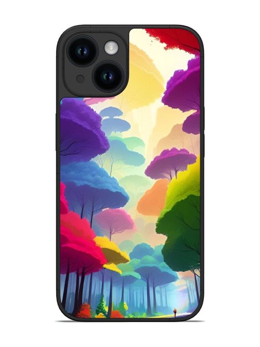 Rainbow Road Glossy Soft Edge Case for Apple Iphone 14 Chachhi