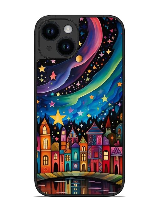 Starlit Village Glossy Soft Edge Case for Apple Iphone 14